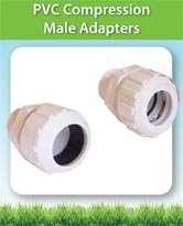 PVC Compression Male Adapters