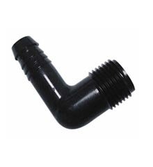 1/2″ Spiral Barb 90 Degree Elbow